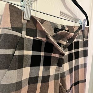 Women's Plaid Straight Leg Pant 7th Avenue New York & Company